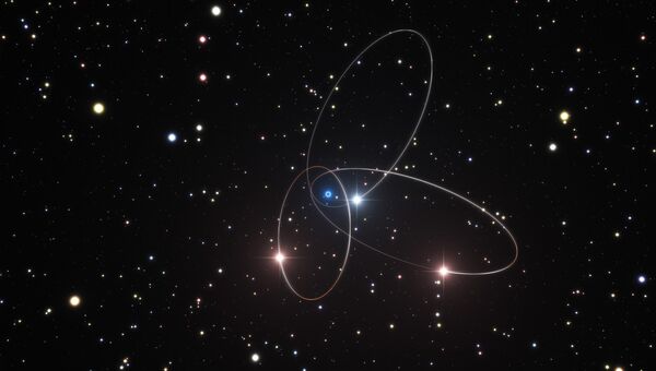 Орбиты звезд в окрестностях черной дыры в центре Галактики