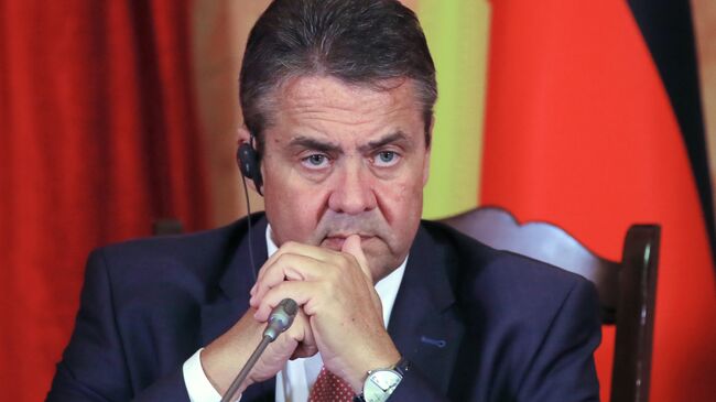 Министр иностранных дел Германии Зигмар Габриэль. Архивное фото
