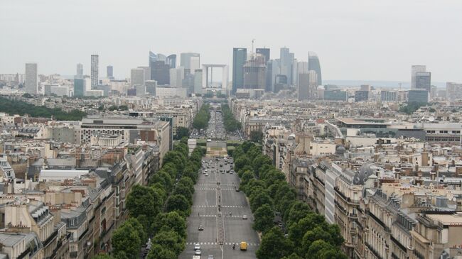 Самая известная улица Парижа - Шанз-Элизе (Champs-Élysées), или Елисейские поля.