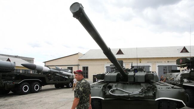 Танк Т-84У Оплот Вооруженных сил Украины. Архивное фото