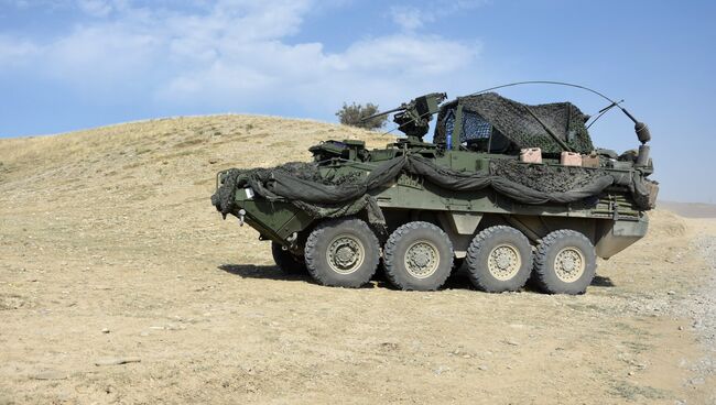 Во время международных военных учений в Грузии. Архивное фото