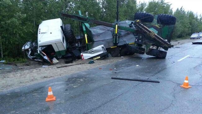 ДТП в Сургутском районе в Ханты-Мансийского автономного округа. 10 августа 2017