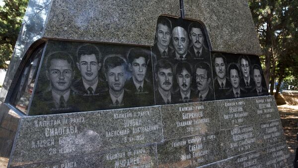 Мемориал морякам-подводникам, погибшим на атомной подводной лодке Курск в Севастополе. Архивное фото