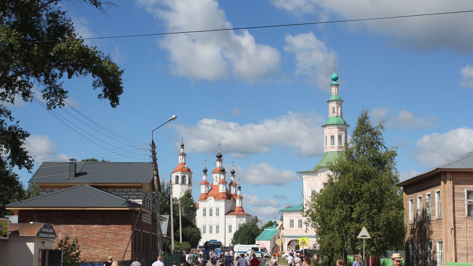 Центр города Тотьма - РИА Новости, 1920, 08.09.2023