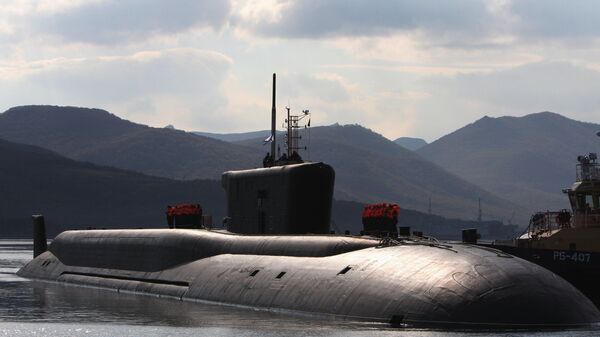 Российская атомная подводная лодка стратегического назначения проекта 955 Владимир Мономах прибыла в пункт постоянного базирования Вилючинск на Камчатке. Архивное фото
