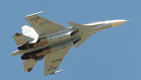 Самолет Су-30СМ. Архивное фото