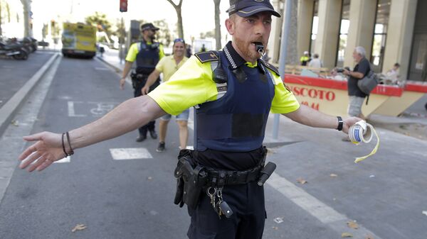 Полиция в Барселоне