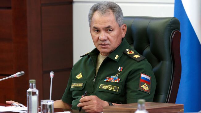 Министр обороны РФ Сергей Шойгу. 18 августа 2017