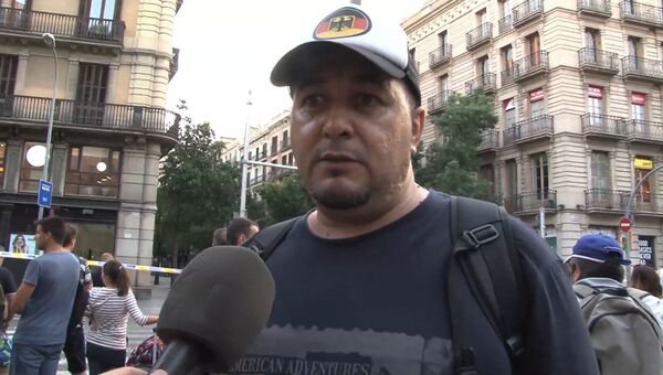 Очевидцы рассказали о теракте в Барселоне