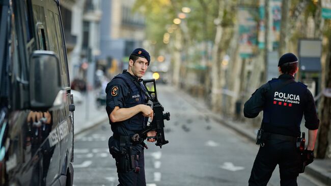 Испанские полицейские. Архивное фото
