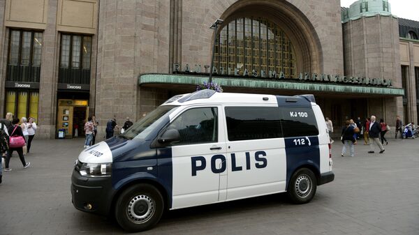 Автомобиль полиции в Хельсинки. Архивное фото