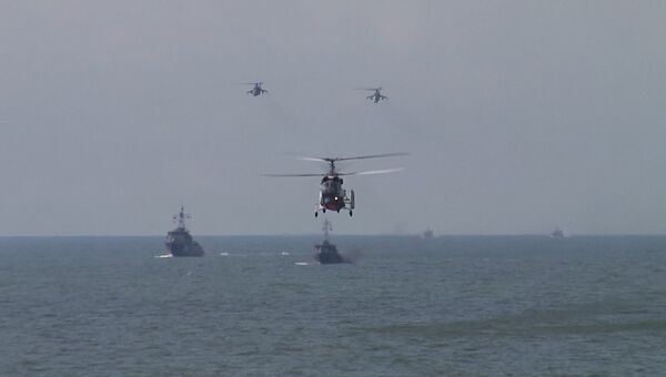 Авиаудар и высадка десанта на учениях морской пехоты Балтийского флота