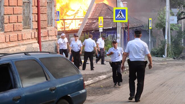 Пожар в Ростове-на-Дону