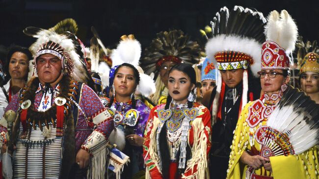 Фольклорный фестиваль индейцев Gathering of Nations в Альбукерке. 28 апреля 2017