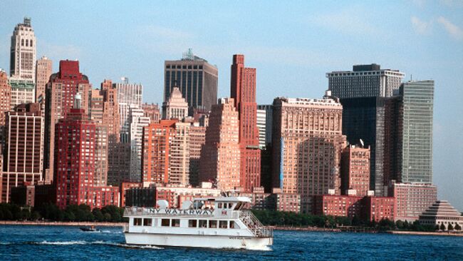 Остров Манхэттен в Нью-Йорке