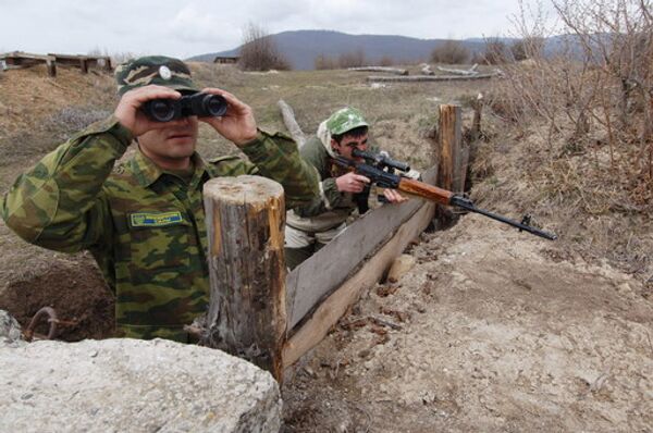 Наблюдательный пост миротворческих сил в Южной Осетии