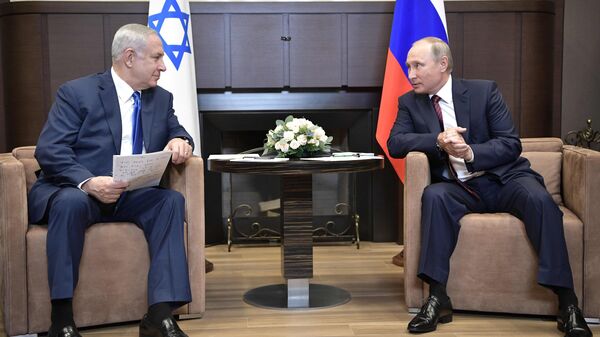 Президент РФ Владимир Путин и премьер-министр Израиля Биньямин Нетаньяху. Архивное фото