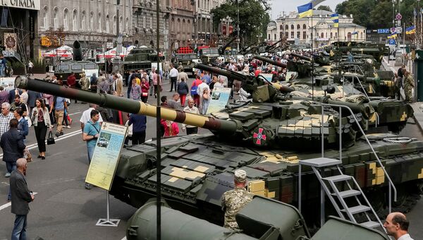 Выставка военной техники Украины в Киеве. 22 августа 2017
