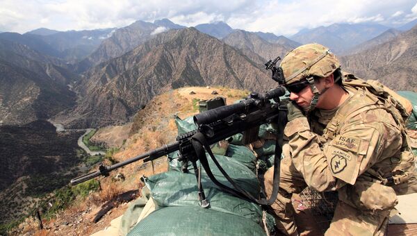 Военный в Афганистане. Архивное фото