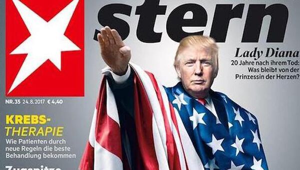Президент США Дональд Трамп на обложке немецкого журнала Stern. Архивное фото