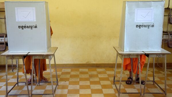 Выборы в Камбоджи. Архивное фото