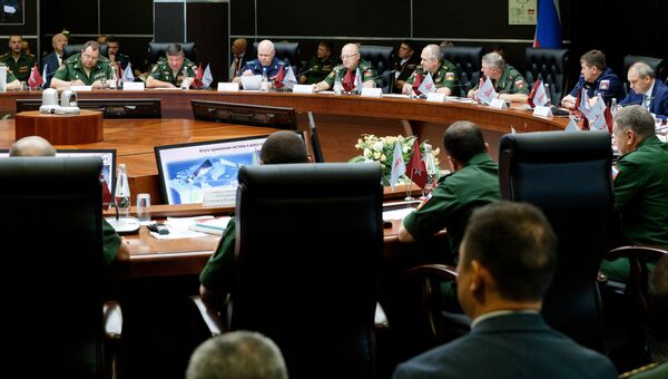 Круглый стол, посвященный опыту применения Вооруженных Сил Российской Федерации в Сирийской Арабской Республике, на форуме Армия-2017