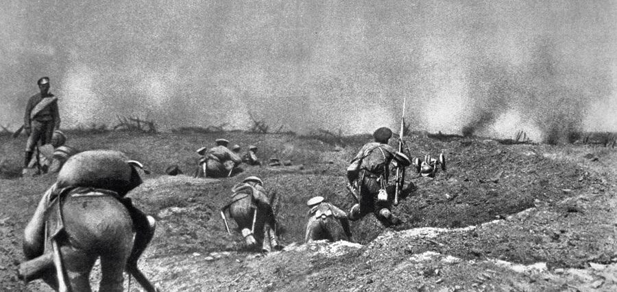 Бой во время первой мировой войны