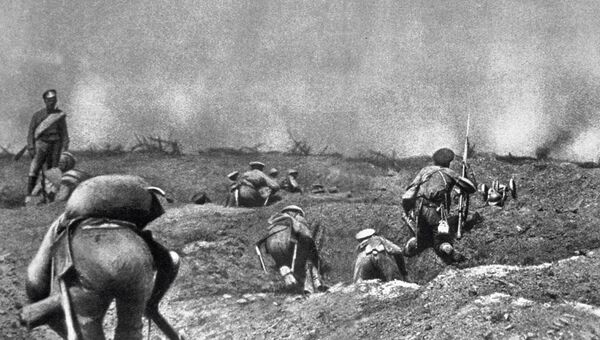 Бой во время первой мировой войны