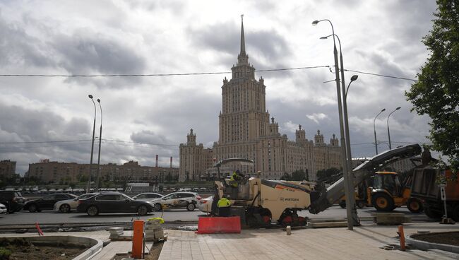 Реконструкция улиц в Москве