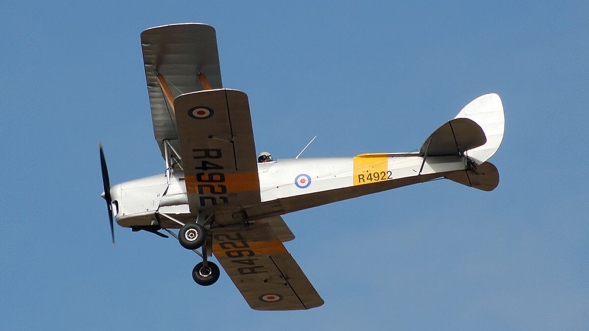 Легкомоторный самолет Tiger Moth  - РИА Новости, 1920, 12.09.2020