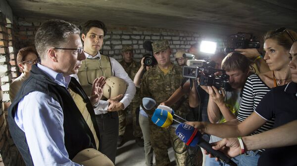 Спецпредставитель США на Украине Курт Волкер. Архивное фото