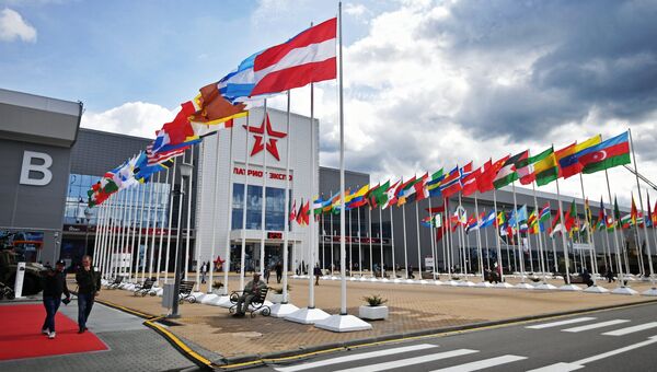 Конгрессно-выставочный центр Патриот в Московской области, где проходил международный военно-технический форум Армия-2017