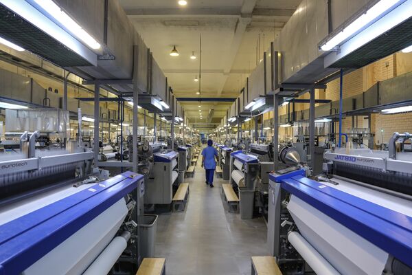 Новый ткацкий цех для производства спеодежды группы компаний Чайковский текстиль в Пермском крае
