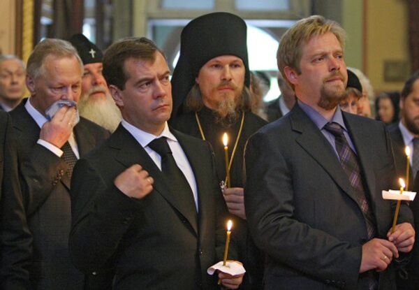 Похороны Александра Солженицына 