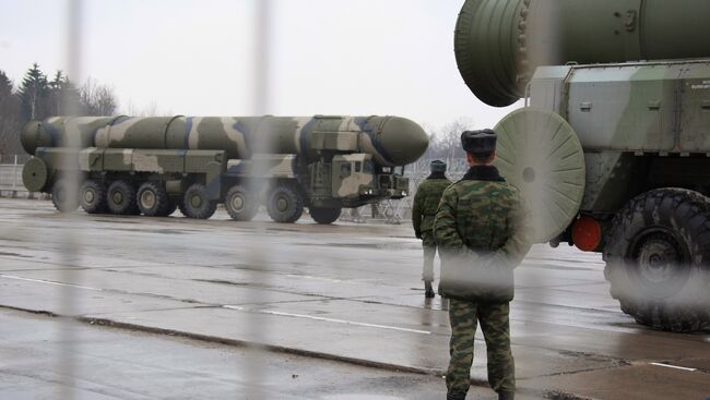 Ракетный комплекс стратегического назначения Тополь. Архивное фото