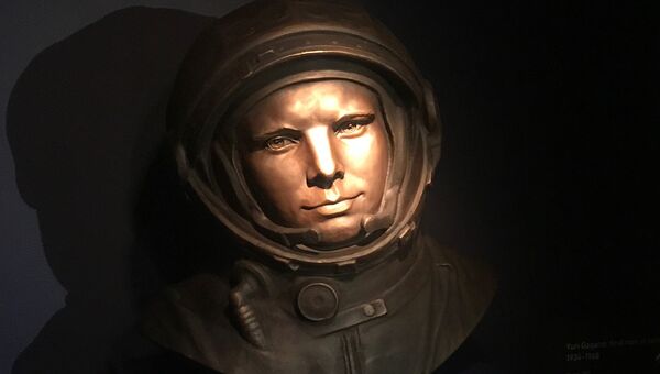 В лондонском музее науки открыли скульптуру Юрия Гагарина