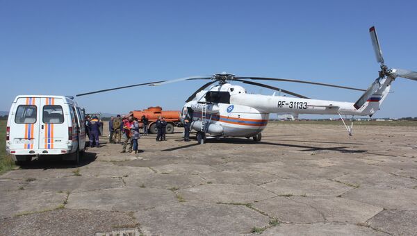 Вылет спасателей в Каларский район Забайкальского края на поиск туристов. 31 августа 2017