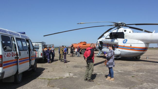 Вылет спасателей в Каларский район Забайкальского края на поиск туристов. 31 августа 2017