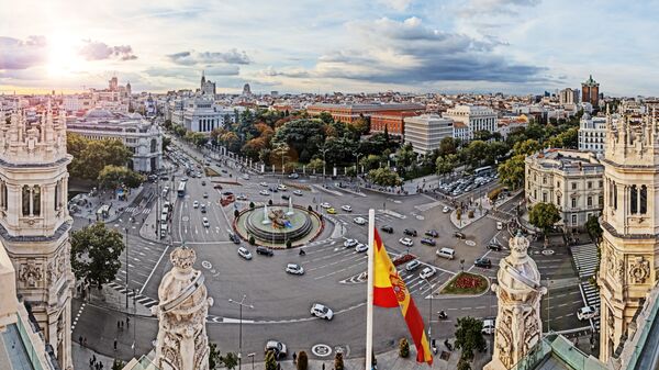 Площадь в Мадриде. Архивное фото