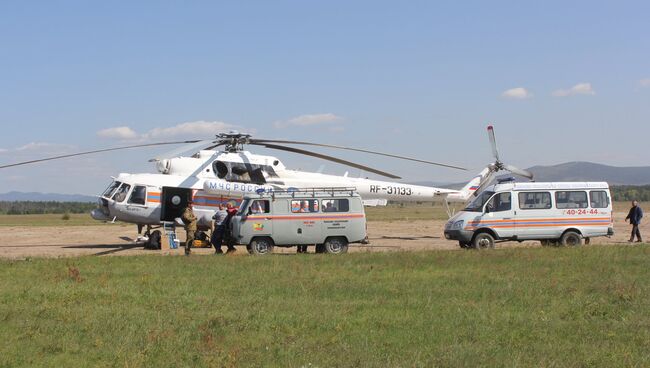 Вылет спасателей в Каларский район Забайкальского края на поиск туристов. 31 августа 2017