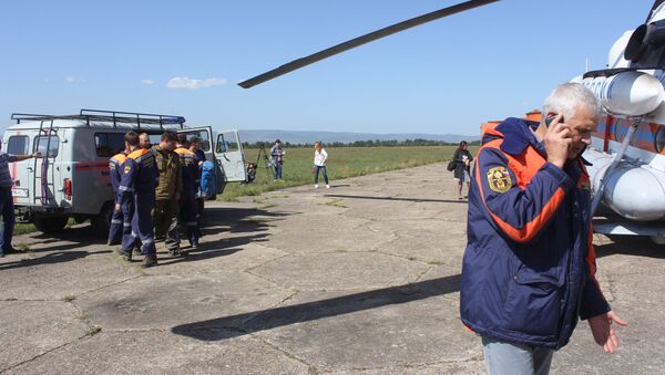 Вылет спасателей в Каларский район Забайкальского края на поиск туристов. 31 августа 2017