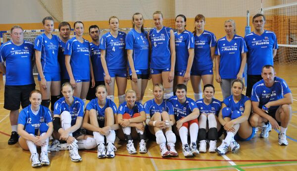 Женская сборная России по волейболу, которая примет участие в Олимпийских играх в Пекине