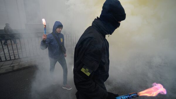 Акции протеста в Киеве. Архивное фото