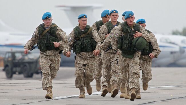 Российские военнослужащие во время учений Запад. Архивное фото