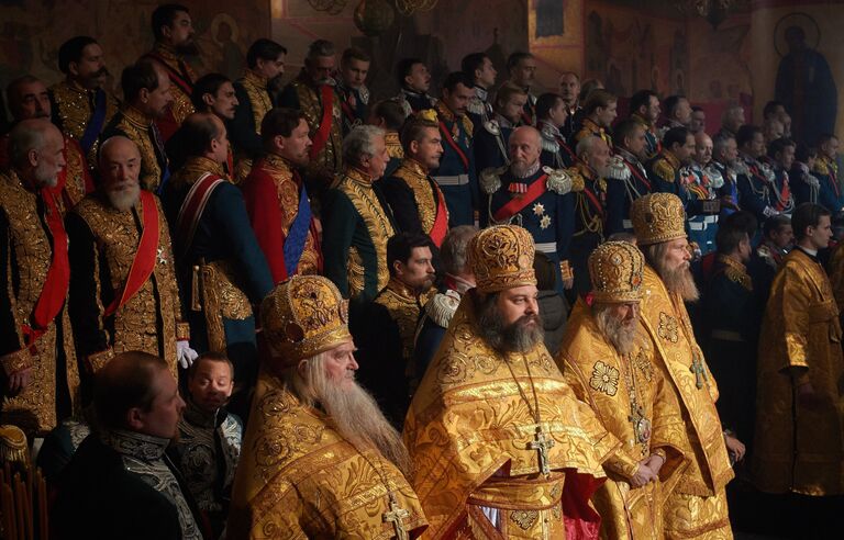 Актеры массовых сцен на съемках фильма Алексея Учителя Матильда