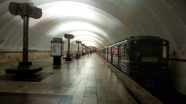 Станция метро Тимирязевская в Москве.