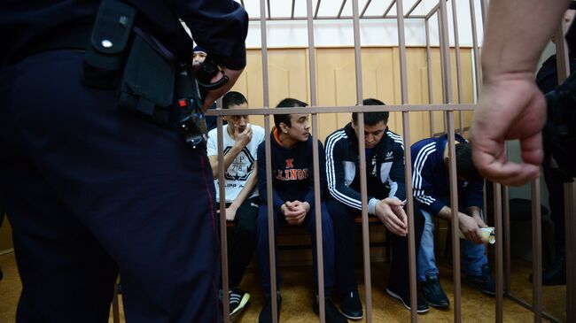 Обвиняемые по делу о теракте в метро Санкт-Петербурга. Архивное фото