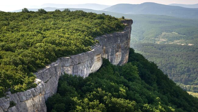 Каньон в Бахчисарайском районе Крыма. Архивное фото