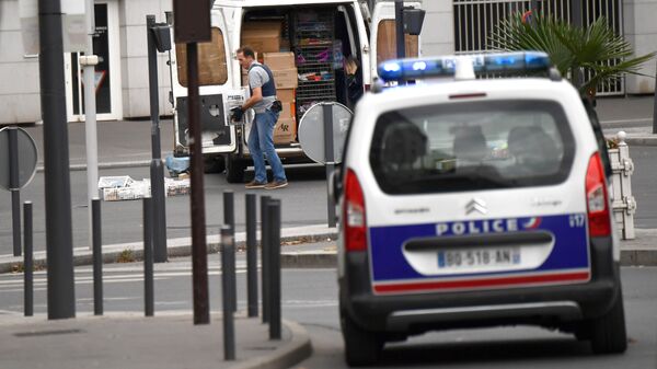 Автомобиль полиции в Париже. Архивное фото