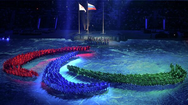 Флаги России и Международного паралимпийского комитета (IPC)